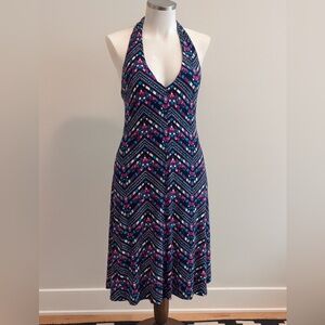 Superfoxx Chevron Halter Dress